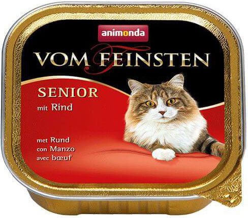 Animonda Vom Feinsten Kot Senior Wolowina 100 g 14025 (4017721832229) kaķu barība