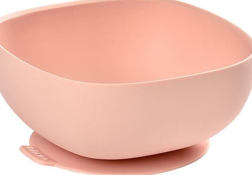 Beaba Silikonowa miseczka z przyssawka Pink piederumi bērnu barošanai