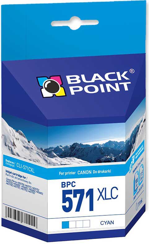 Ink cartridge Black Point BPC571XLC | cyan | 900 pp. | Canon CLI-571CXL