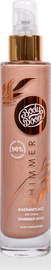 Bielenda Body Boom Shimmer Gold body highlighter 100 ml kosmētika ķermenim