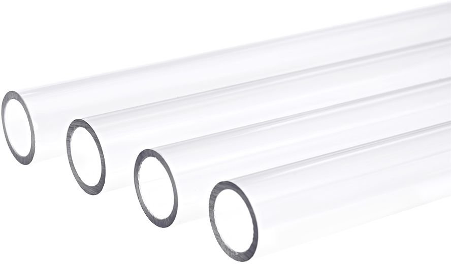 Alphacool Rurki HardTube PETG, 80cm 13/10mm, przezroczyste, 4-pack (18512) 18512 (4250197185127) ūdens dzesēšanas sistēmas piederumi