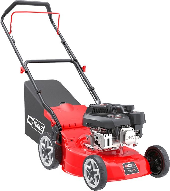 AWTOOLS PETROL LAWN MOWER WITHOUT DRIVE 2.5kW 3.4HP DM41P Zāles pļāvējs - Trimmeris