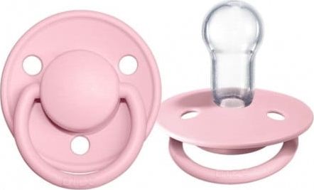 Bibs Smoczek uspokajajacy silikonowy Baby Pink 0-36 m 5105885 (5713795105885) māneklītis, knupis