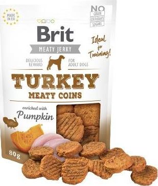 Brit BRIT JERKY Turkey Meaty COINS 80g 7925877 (8595602543816)