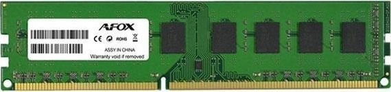 AFOX DDR3 4G 1600 UDIMM memory module 4 GB 1 x 4 GB 1600 MHz LV 1,35V operatīvā atmiņa