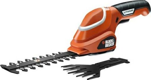 Black & Decker GSL700KIT-QW cordless grass shear 10 cm 7 V Lithium-Ion (Li-Ion) Black, Orange, White