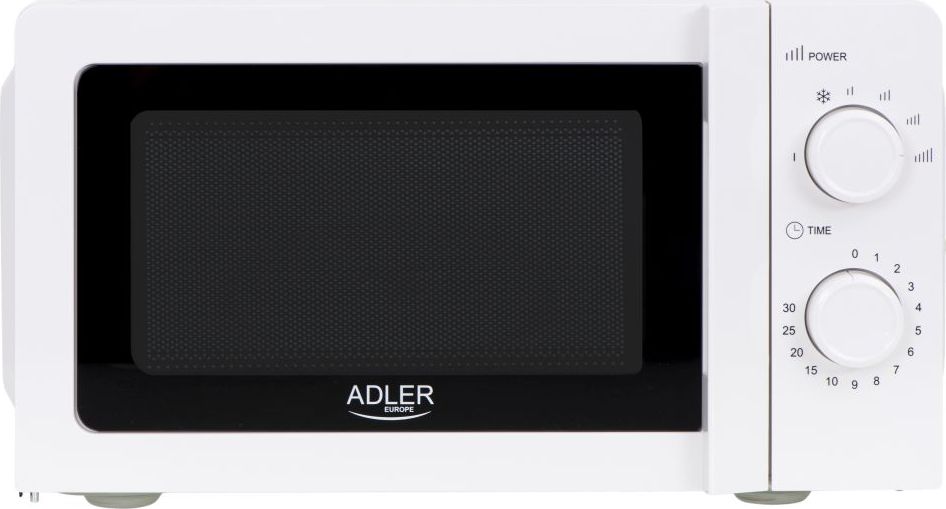 Adler Microwave Oven AD 6205 Brīvi stāvošs, 700 W, White, 5, Defrost, 20 L Mikroviļņu krāsns