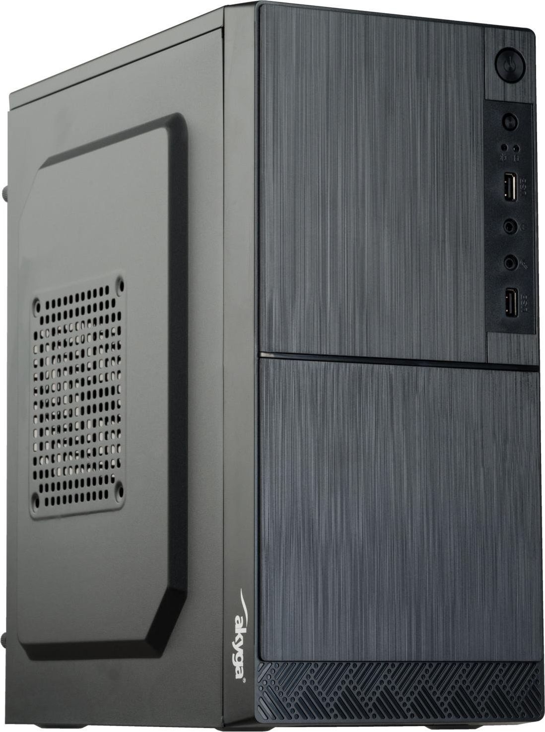 Akyga AK35BK computer case Micro Tower Black Datora korpuss