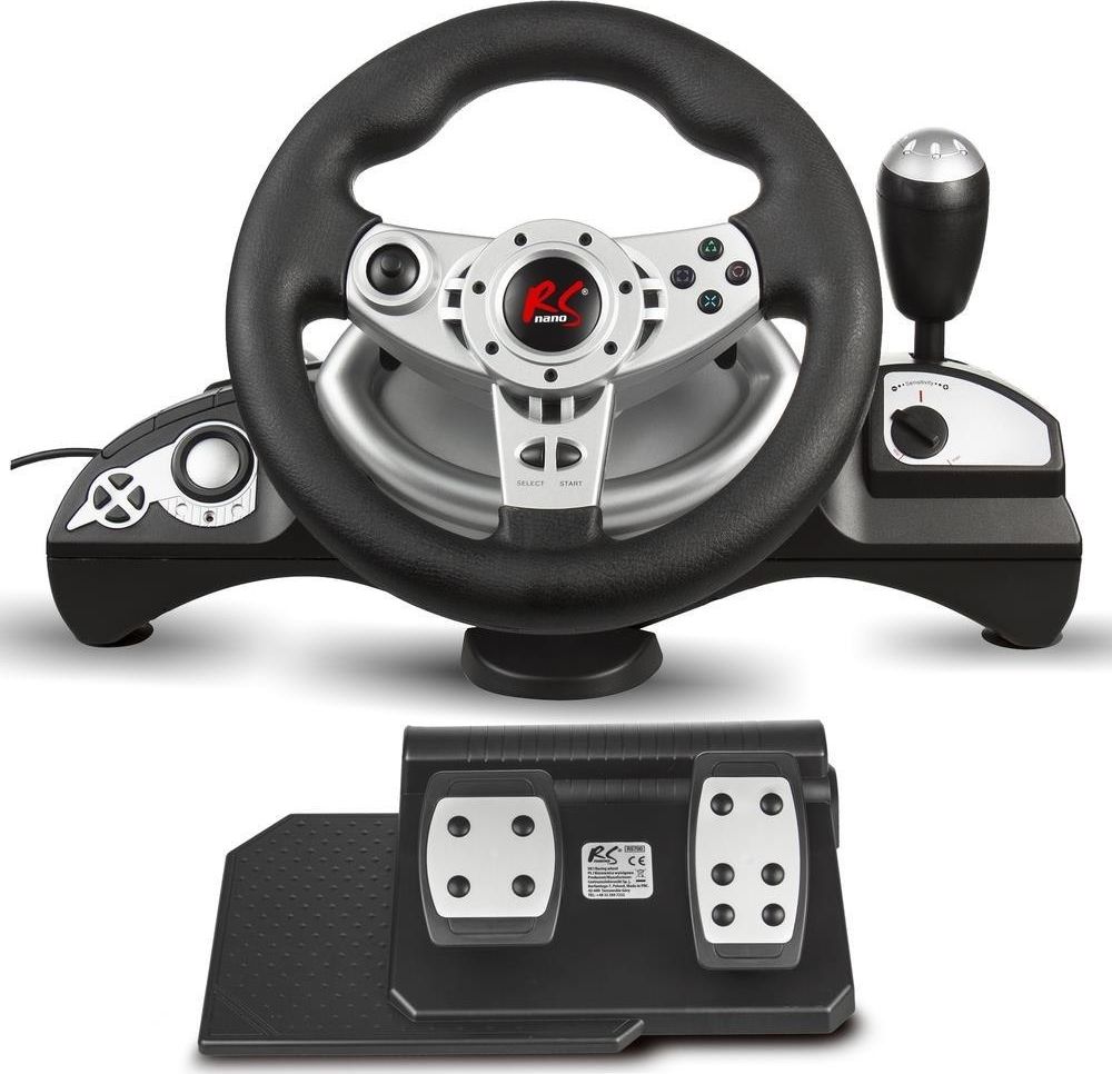 Steering wheel PS4/PS3 XBOX NanoRS RS700 spēļu konsoles gampad