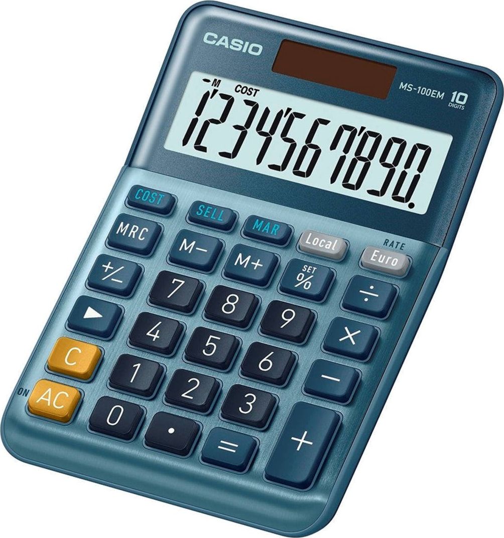 Kalkulator Casio 3722 MS-100EM 8599786 (4549526609923) kalkulators