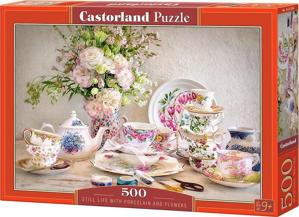 Castorland Puzzle 500 Still Life with Porcelain puzle, puzzle