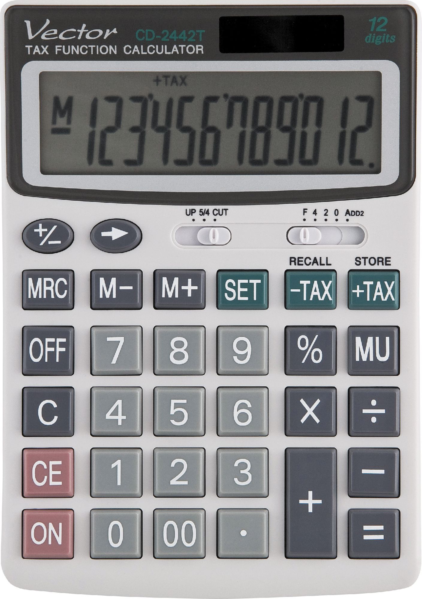 Kalkulator Casio VECTOR KAV CD-2442T K-VCD2442T (5904329494005) kalkulators