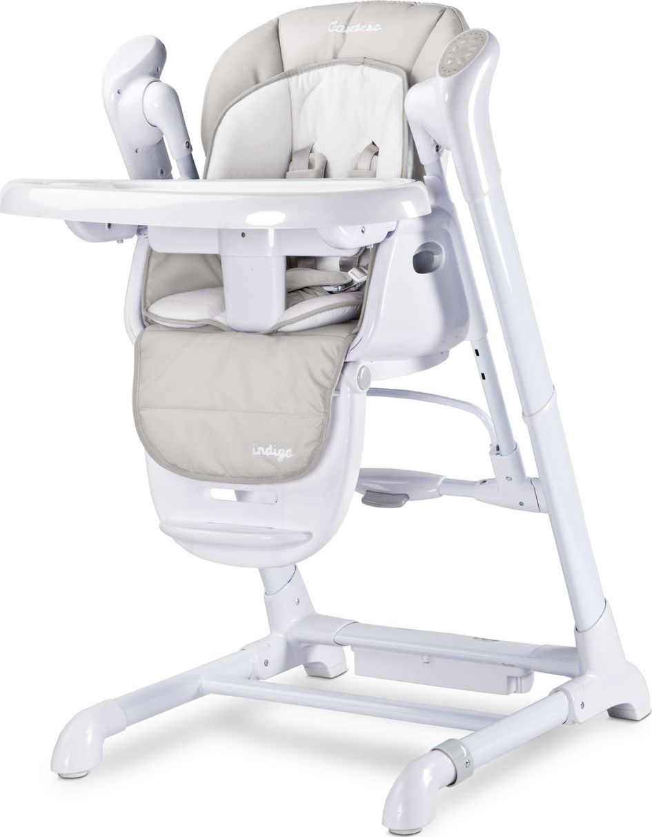 Caretero Indigo jasnoszare (TERO-764) TERO-764 (5903076305480) bērnu barošanas krēsls