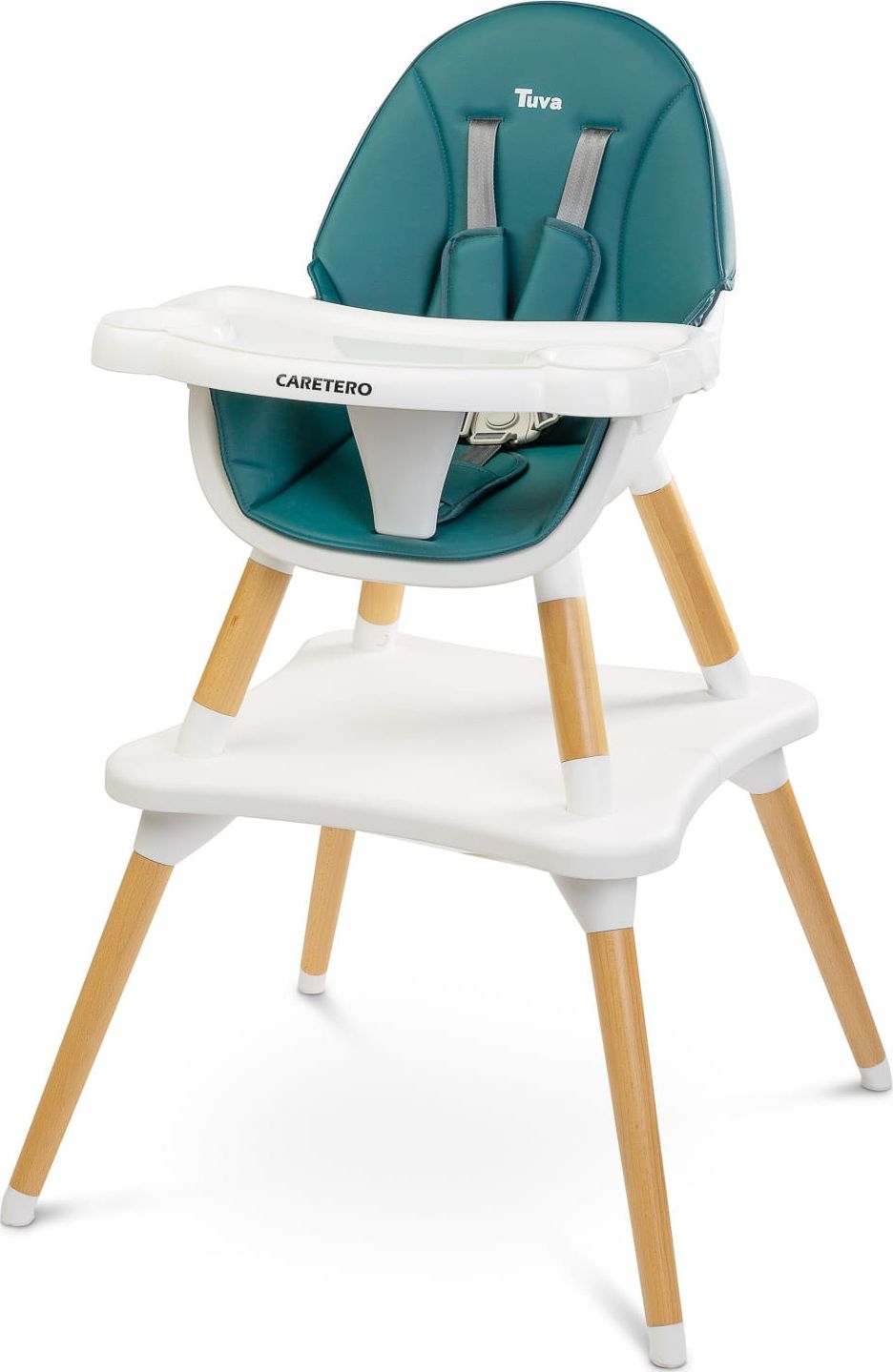 Caretero Krzeselko do karmienia Tuva ciemnozielone (TERO-7705) TERO-7705 (5903076306678) bērnu barošanas krēsls