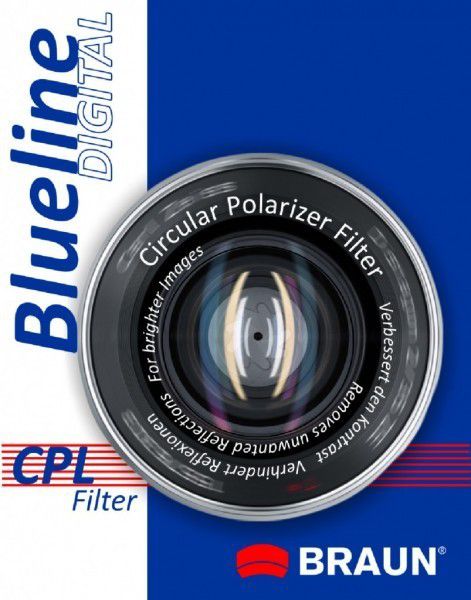 Optical filter BRAUN     Blueline CPL 72mm UV Filtrs