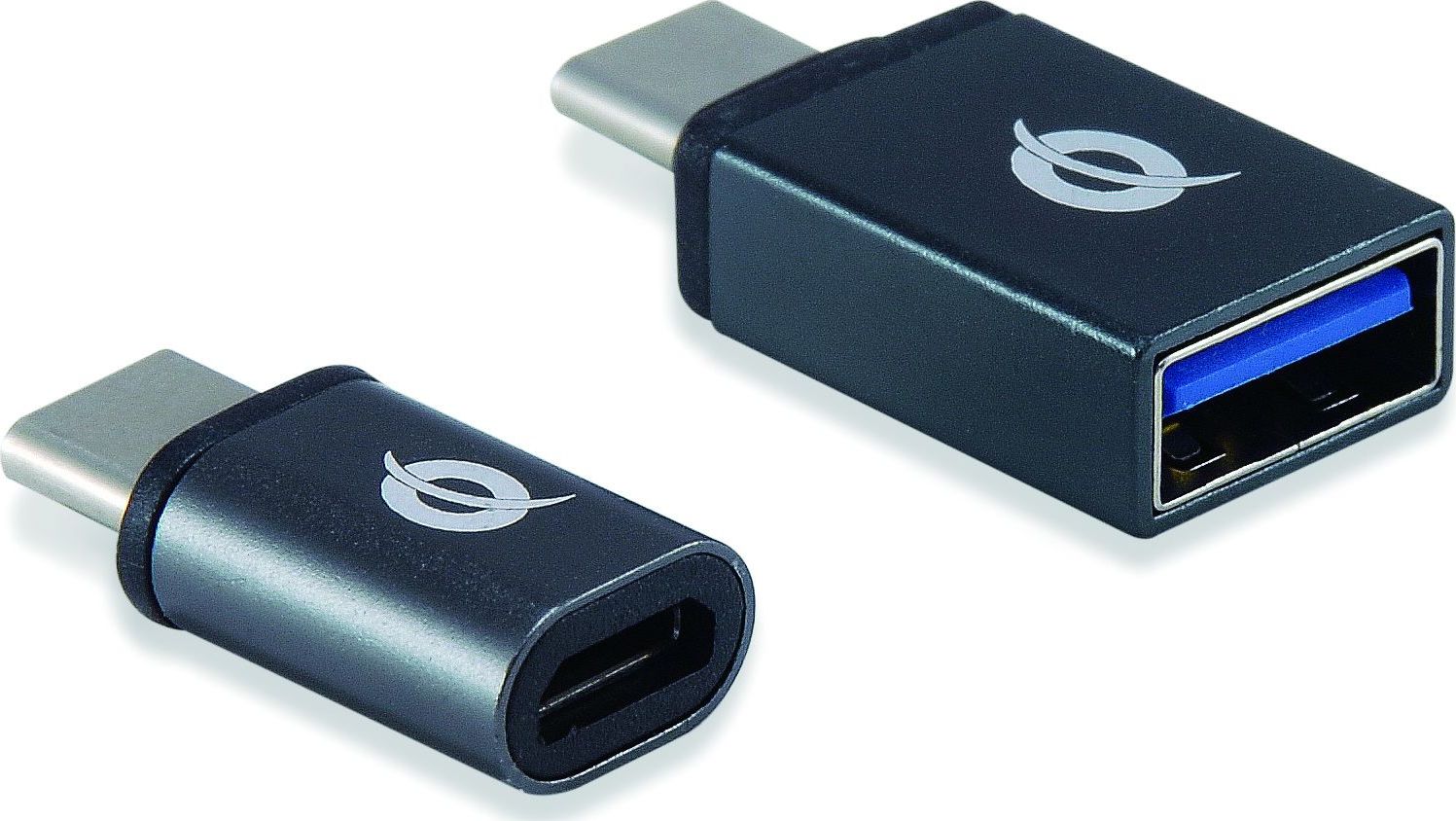 CONCEPTRONIC Adapter USB-C -> USB3.0+Micro USB   2er-Pack gr adapteris