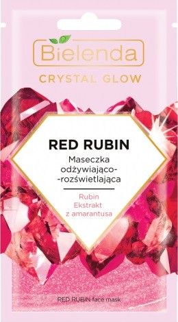 Bielenda Crystal Glow maseczka Red Rubin 132394 (5902169042394)