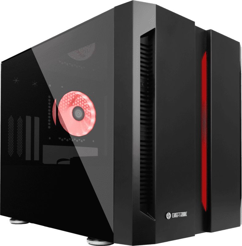 Chieftec mini tower case Chieftronic M1 GM-01B-OP, no PSU Datora korpuss