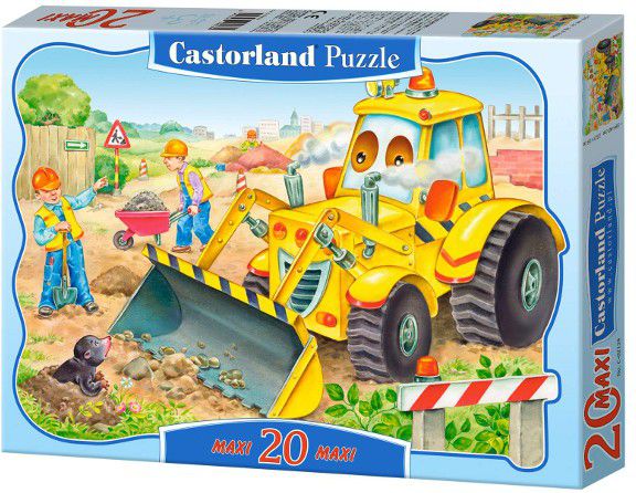 Castor 20 EL. MAXI Buldozer - 02139 puzle, puzzle