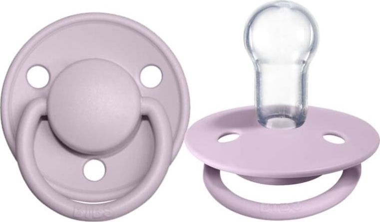 Bibs De Lux Smoczek uspokajajacy silikonowy Dusky Lilac 0-36 m 5198542 (5713795198542) māneklītis, knupis