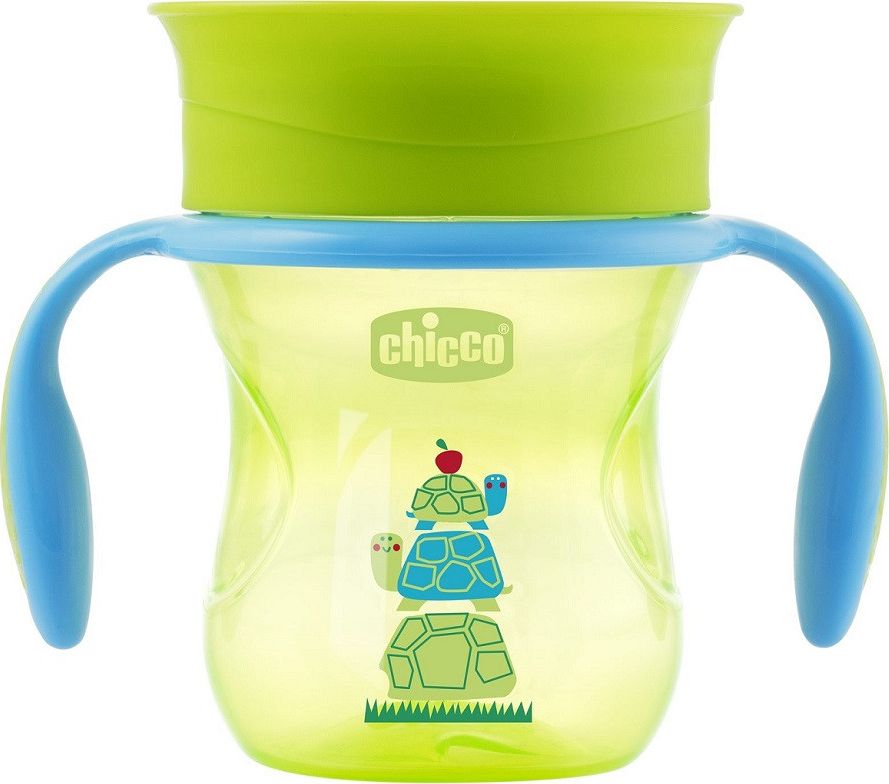 Chicco 695130-KUBEK 360 DO NAUKI PICIA 12M+N CHI000193 (8058664070077) piederumi bērnu barošanai