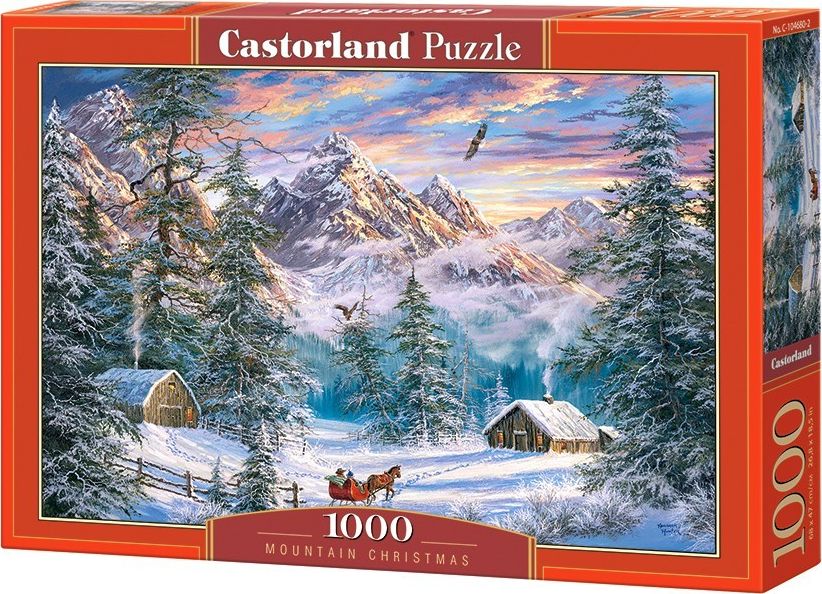 Castorland Puzzle 1000 pieces Winter in the mountains puzle, puzzle