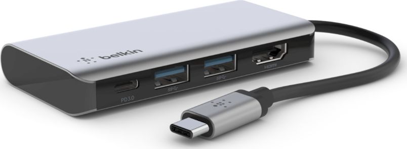 Belkin CONNECT USB-C 4-in-1 Multiport Adapter AVC006btSGY USB centrmezgli