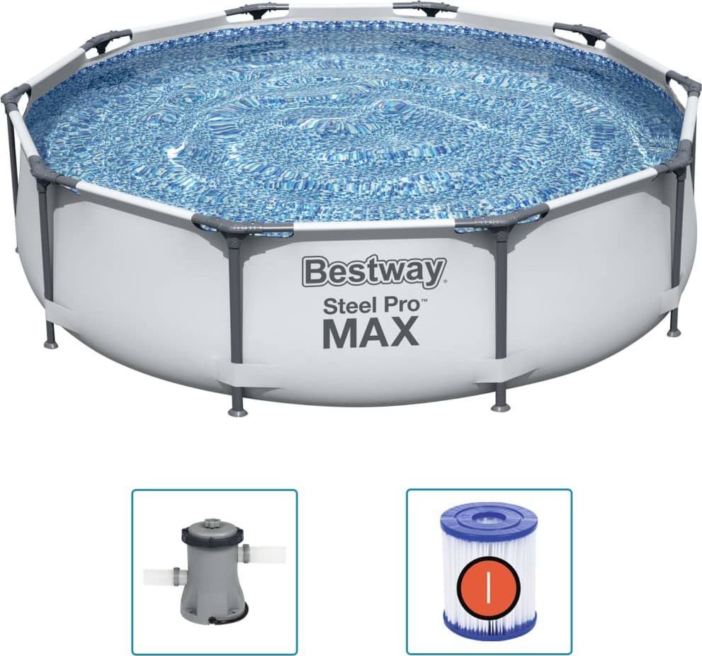 Bestway Basen stelazowy Steel Pro Max 305cm 3w1 (56408) 92834 (6942138981841) Baseins