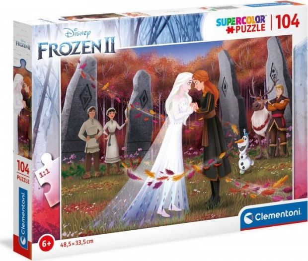 Clementoni Puzzle 104el Frozen 2. Frozen II 25719 p6 puzle, puzzle