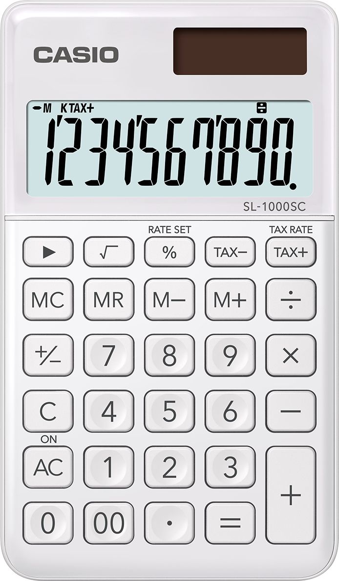 Casio SL-1000SC-WE white kalkulators