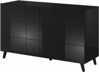 Cama sideboard 2D REJA black gloss/black gloss