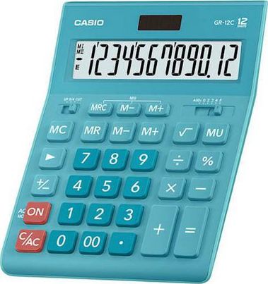 Kalkulator Casio 3722 GR-12C-LB CAS097 (4549526701016) kalkulators