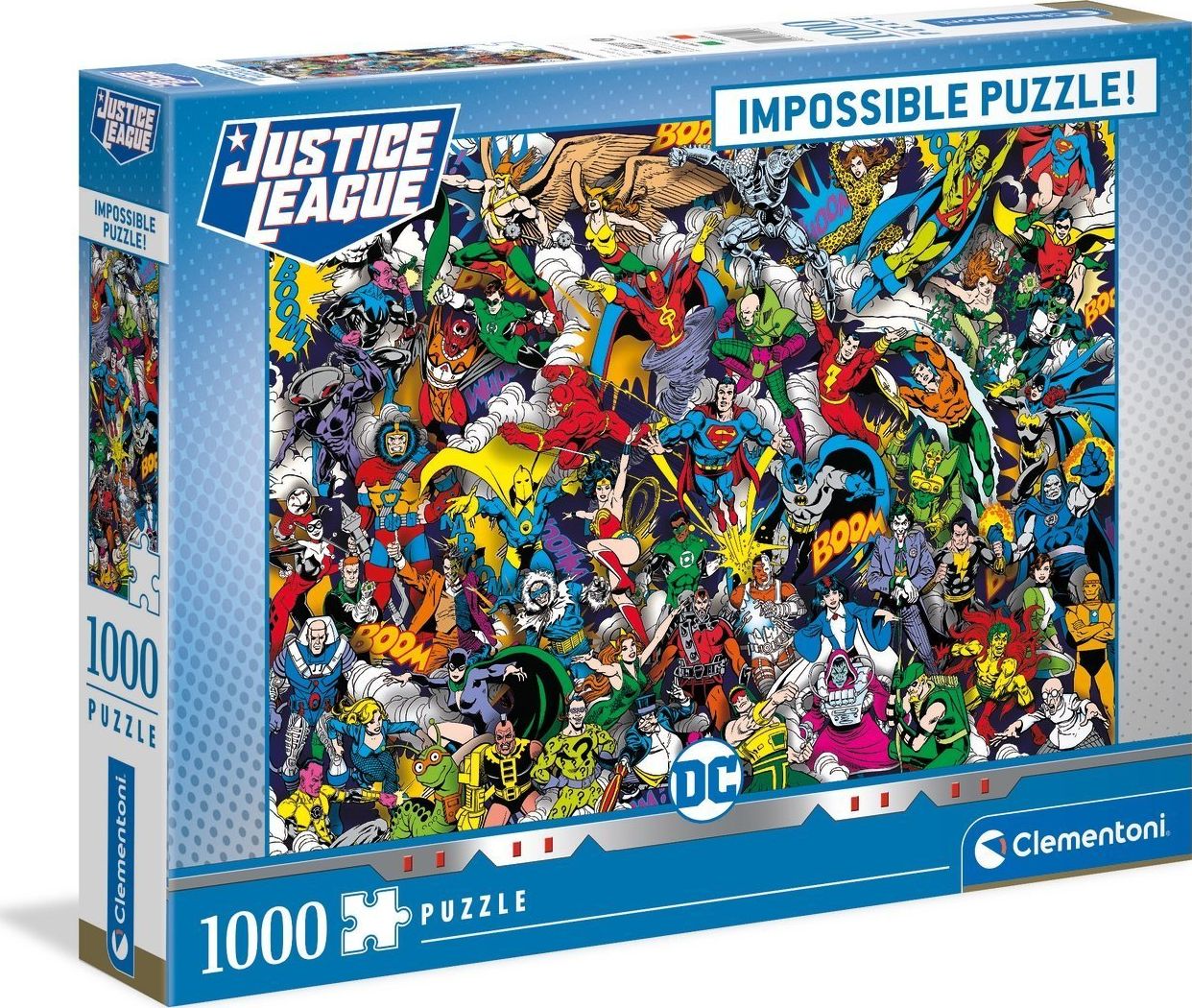 Clementoni DC Comics Impossible Puzzle 1000el (39599) puzle, puzzle