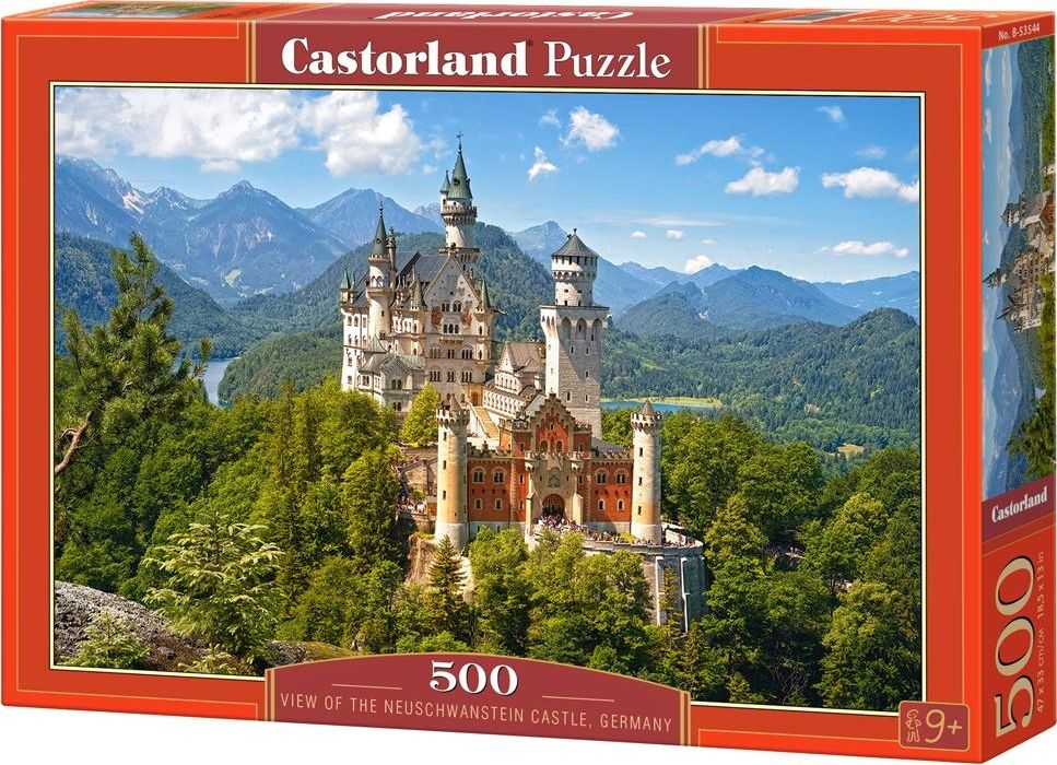 Castorland Puzzle 500 Neuschwanstein Castle puzle, puzzle