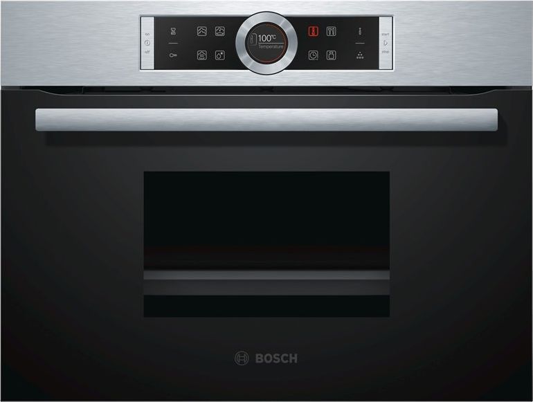 Bosch Serie 8 CDG634AS0 oven Electric 38 L Black,Stainless steel Cepeškrāsns