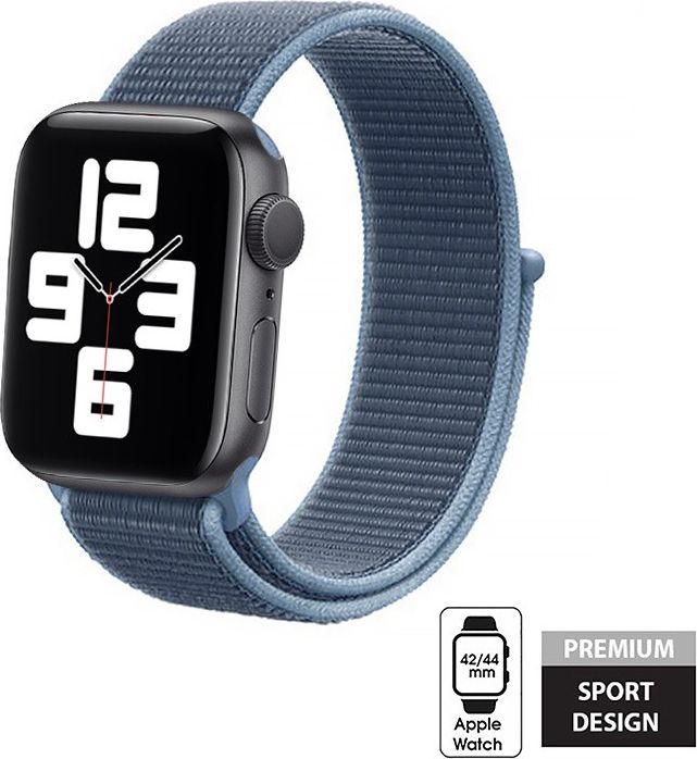 Crong Pasek sportowy Crong Nylon do Apple Watch 42/44mm (Ocean Blue) CRG-44NLB-OBL (5907731987882)