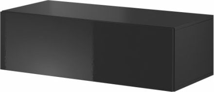 Cama TV stand VIGO SLANT '100' 30/100/40 black/black gloss
