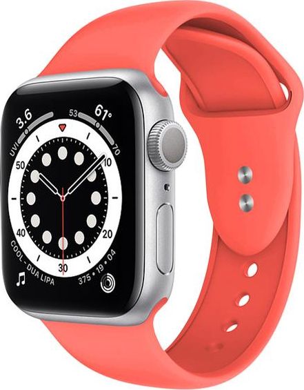 Crong Pasek Apple Watch 38/40mm koralowy CRG-40LQB-COR (5907731987356)