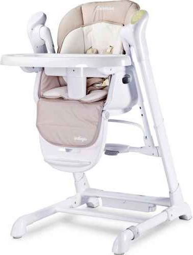 Caretero Krzeselko hustawka 2w1 Indigo bezowe (TERO-760) GXP-606991 (5902021528783) bērnu barošanas krēsls