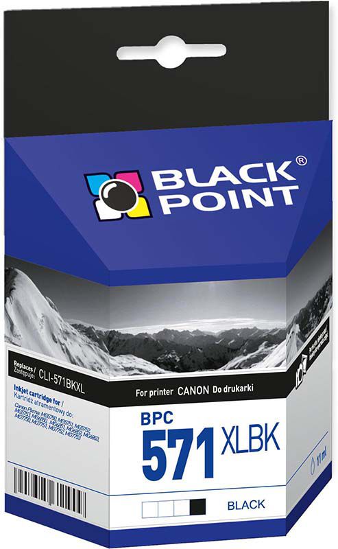 Ink cartridge Black Point BPC571XLBK | photo black |810 pp. | Canon CLI-571BKXL