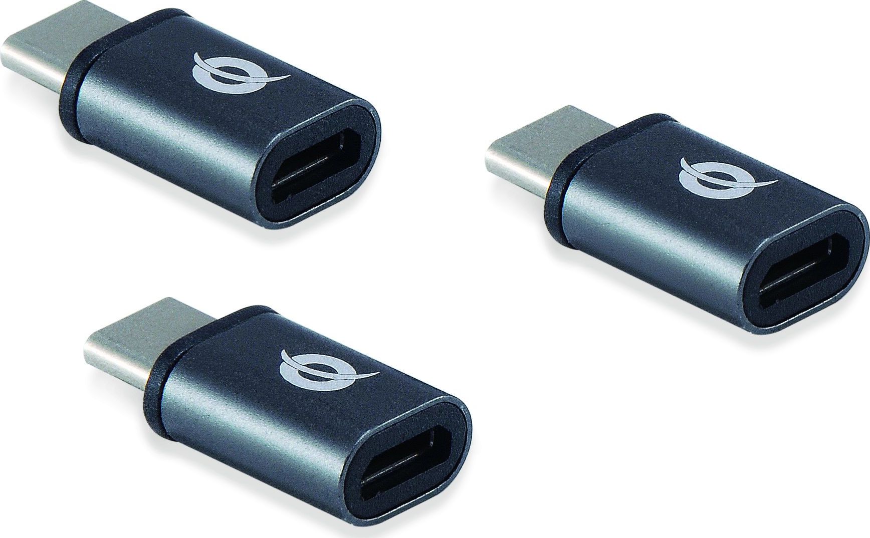 CONCEPTRONIC Adapter USB-C -> Micro USB 3.0      3er-Pack gr adapteris