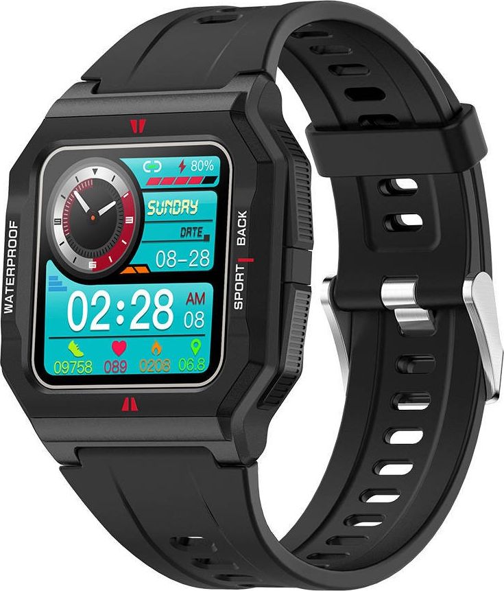 Smartwatch Colmi P10 Czarny  (P10 Black) P10 Black (6972436982233) Viedais pulkstenis, smartwatch