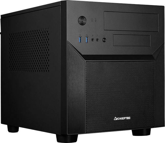 CI-02B-OP mATX Cube Mesh Series Black Datora korpuss