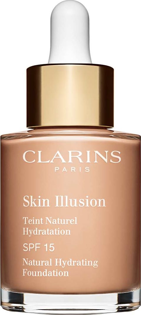 Clarins Skin Illusion Natural Hydrating Foundation SPF 15 107 Beige 30ml 3380810234329 (3380810234329) tonālais krēms