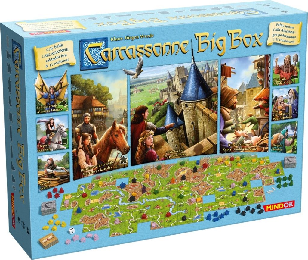 The Carcassonne board game 2nd edition (PL valoda) galda spēle