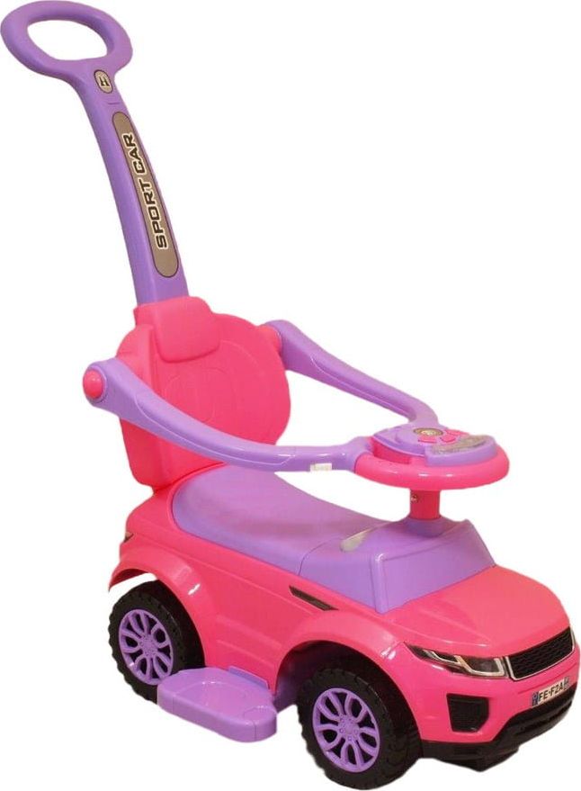 Baby Mix Pojazd - Jezdzik z pchaczem Sport Car 614W pink Baby mix GAWO-64902 (5902216906129)