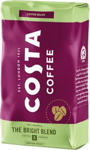 Kawa ziarnista Costa Coffee The Bright Blend 1 kg 1.0 BAG X10 COSTA BRIGHT ZIARNO (5012547001629) piederumi kafijas automātiem