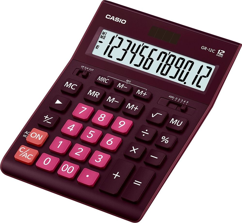 Kalkulator Casio 3722 GR-12C-WR 22223 (4549526701054) kalkulators