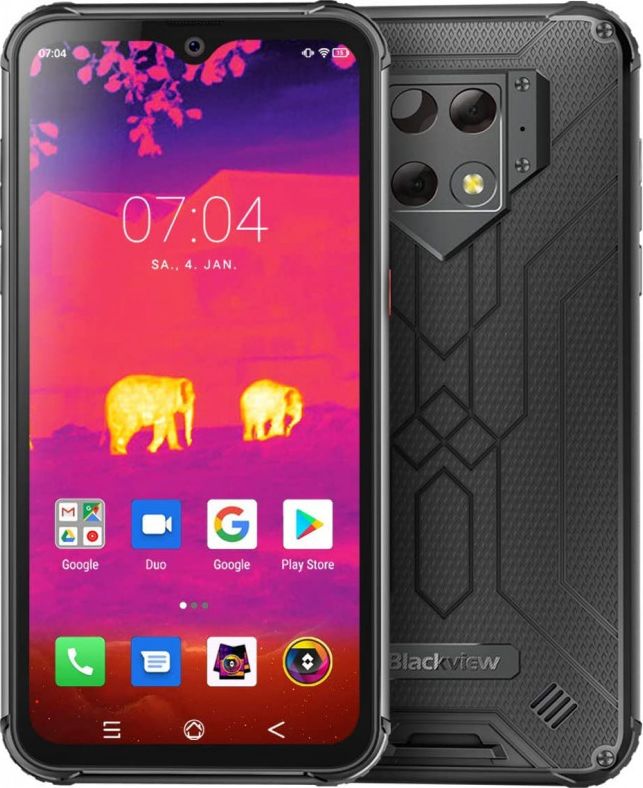 Smartfon Blackview BV9800 Pro 6/128GB Dual SIM Czarny  (bw_20200622121337) bw_20200622121337 Mobilais Telefons