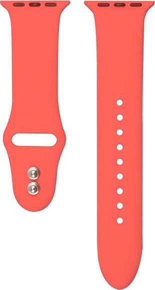 Crong Pasek Apple Watch 42/44mm koralowy CRG-44LQB-COR (5907731987363)